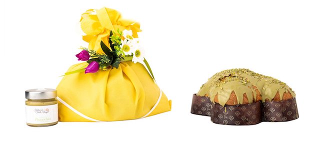 Colomba pasquale artigianale con crema al pistacchio