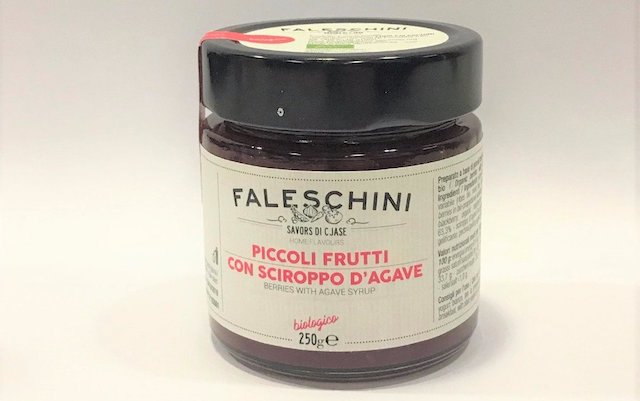 Composta di frutti rossi con sciroppo di agave