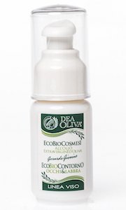 Contorno occhi e labbra all'olio d'oliva