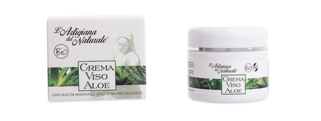 Crema bio con aloe vera pelle sensibile