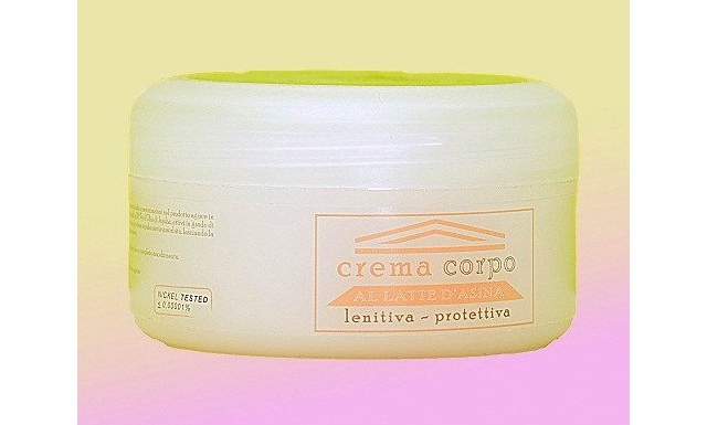 Crema corpo lenitiva al latte d'asina