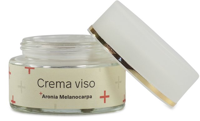 Crema viso con aronia, stella alpina, calendula