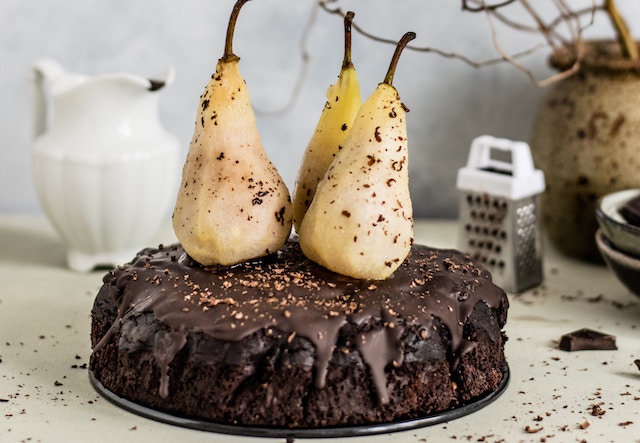 torta cioccolato e pere