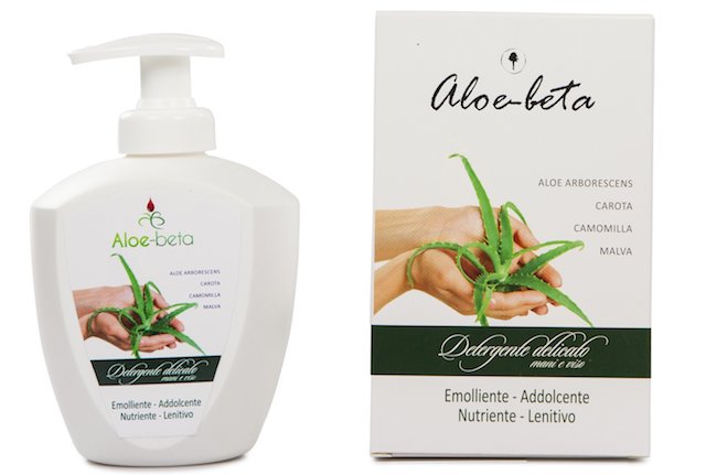 Sapone liquido con aloe arborescens