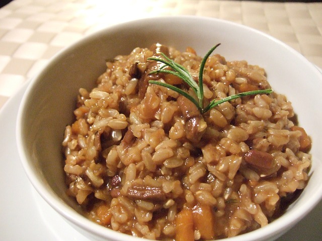 risotto con i funghi